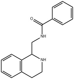 N-[(1,2,3,4-TETRAHYDRO-1-ISOQUINOLINE)METHYL]-BENZAMIDE Structure
