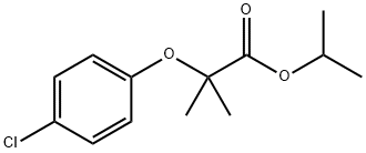 ISOPROPYL 2-(4-CHLOROPHENOXY)-2-METHYLPROPANOATE Struktur