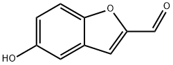 2-Benzofurancarboxaldehyde,  5-hydroxy- Structure