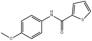 2-Thiophenecarboxamide,N-(4-methoxyphenyl)- 化学構造式