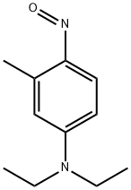 N,N-ジエチル-3-メチル-4-ニトロソベンゼンアミン 化学構造式