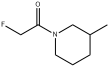 3-Pipecoline, 1-(fluoroacetyl)- (7CI,8CI) Struktur
