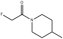4-Pipecoline, 1-(fluoroacetyl)- (7CI,8CI) Struktur