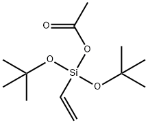 Silanol, bis(1,1-dimethylethoxy)ethenyl-, acetate Structure