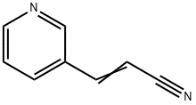 (E)-3-(吡啶-3-基)丙烯腈, 6443-86-3, 结构式