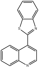 4-Benzothiazol-2-yl-quinoline Struktur