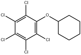 Cyclohexylpentachlorophenyl ether Structure