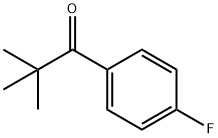 1-(4-氟苯基)-2,2-二甲基丙-1-酮, 64436-59-5, 结构式