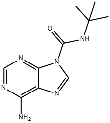 6-AMINO-N-TERT-BUTYL-9H-PURINE-9-CARBOXAMIDE Struktur