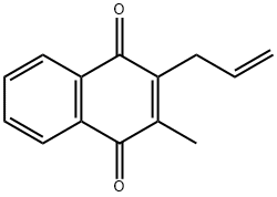 2-Allyl-3-methyl-1,4-naphthoquinone Struktur