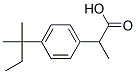 Benzeneacetic acid, 4-(1,1-dimethylpropyl)--alpha--methyl- (9CI) Struktur