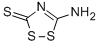 3-AMINO-1,2,4-DITHIAZOLE-5-THIONE Struktur