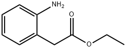 2-アミノフェニル酢酸エチル 化学構造式
