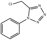 5-(クロロメチル)-1-フェニル-1H-テトラゾール 化学構造式