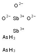Antimony arsenic oxide Struktur