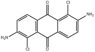 2,6-diamino-1,5-dichloroanthraquinone Structure