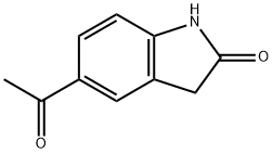 5-乙酰基吲哚-2-酮,64483-69-8,结构式