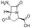 4-Thia-1-azabicyclo[3.2.0]heptane-2-carboxylicacid,6-amino-7-oxo-,4-oxide,[2S-(2alpha,4beta,5alpha,6beta)]- Struktur