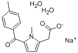 トルメチンナトリウム塩二水和物 化学構造式