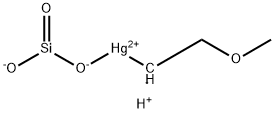 hydrogen  [metasilicato(2-)-O](2-methoxyethyl)mercurate(1-) Structure