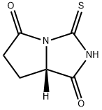 1H-Pyrrolo[1,2-c]imidazole-1,5(6H)-dione,tetrahydro-3-thioxo-,(S)-(9CI) Structure