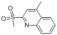 2-METHANESULFONYL-4-METHYL-QUINOLINE Struktur