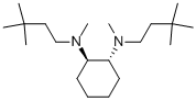 (1R,2R)-N,N'-Dimethyl-N,N'-bis(3,3-dimethylbutyl)cyclohexane-1,2-diamine Struktur