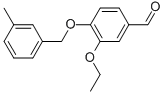 3-ETHOXY-4-[(3-METHYLBENZYL)OXY]BENZALDEHYDE