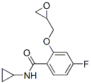 Benzamide, N-cyclopropyl-4-fluoro-2-(oxiranylmethoxy)- (9CI) Structure