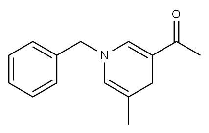 1-(1-benzyl-5-methyl-4H-pyridin-3-yl)ethanone,64497-95-6,结构式