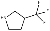 3-(トリフルオロメチル)ピロリジン 化学構造式