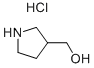 ピロリジン-3-イルメタノール塩酸塩 化学構造式