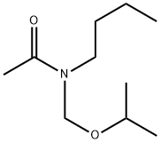 Acetamide,  N-butyl-N-[(1-methylethoxy)methyl]- Struktur