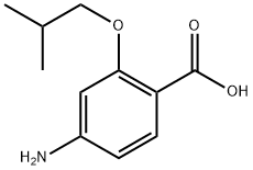 Benzoic acid, 4-amino-2-isobutoxy- (5CI) Struktur