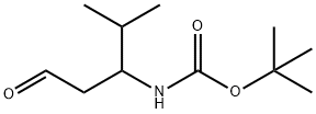 Carbamic acid, [2-methyl-1-(2-oxoethyl)propyl]-, 1,1-dimethylethyl ester (9CI) Struktur