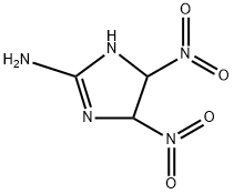 1H-Imidazol-2-amine,  4,5-dihydro-4,5-dinitro- Struktur