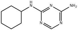 1,3,5-三嗪-2,4-二胺,N-环己基-, 645-20-5, 结构式