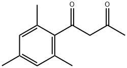 1-(2-メシチレン)-1,3-ブタンジオン 化学構造式