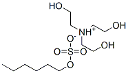 64501-15-1 tris(2-hydroxyethyl)ammonium hexyl sulphate