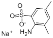 2-氨基-3,5-二甲基苯磺酸钠, 64501-85-5, 结构式