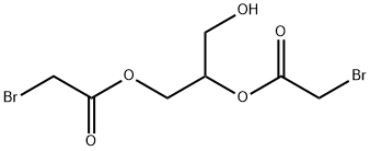 1-(hydroxymethyl)ethylene bis(bromoacetate) Struktur