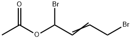 1,4-dibromo-2-butenyl acetate  Struktur