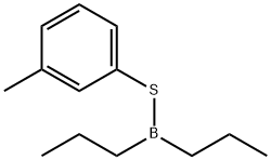 Borinic acid,dipropylthio-3-methylphenyl ester Struktur
