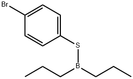 (4-bromophenyl)sulfanyl-dipropyl-borane Struktur