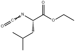 2-イソシアナト-4-メチル吉草酸エチル 化学構造式