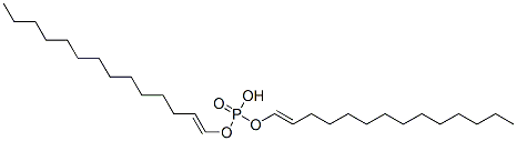 ditetradecenyl hydrogen phosphate Struktur