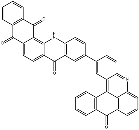 10-(9-Oxo-9H-naphth(3,2,1-kl)acridin-2-yl)naphth(2,3-c)acridine-5,8,14 (13H)-trione Struktur