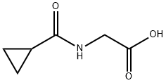 Glycine, N-(cyclopropylcarbonyl)- (9CI) Structure