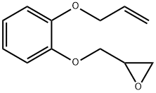 2-[[2-(2-プロペニルオキシ)フェノキシ]メチル]オキシラン 化学構造式