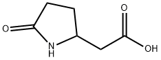 5-oxo-2-Pyrrolidineacetic acid Struktur